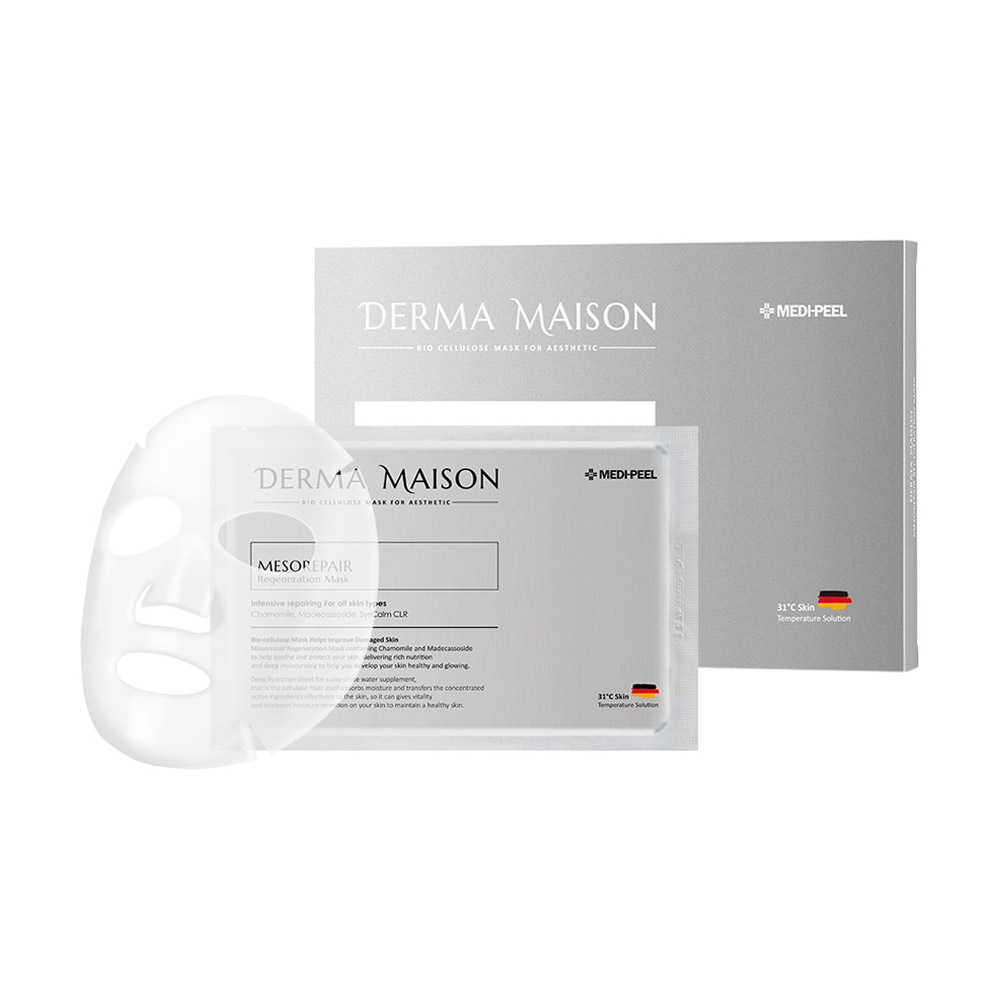 Мезовідновлювальна тканинна маска для обличчя Medi-Peel Derma Maison Mesorepair Regeneration Mask з ліфтинг-ефектом, 5*30 мл